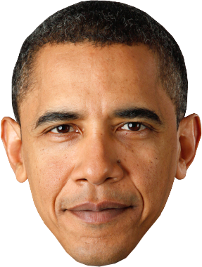 President Obama&rsquo;s face